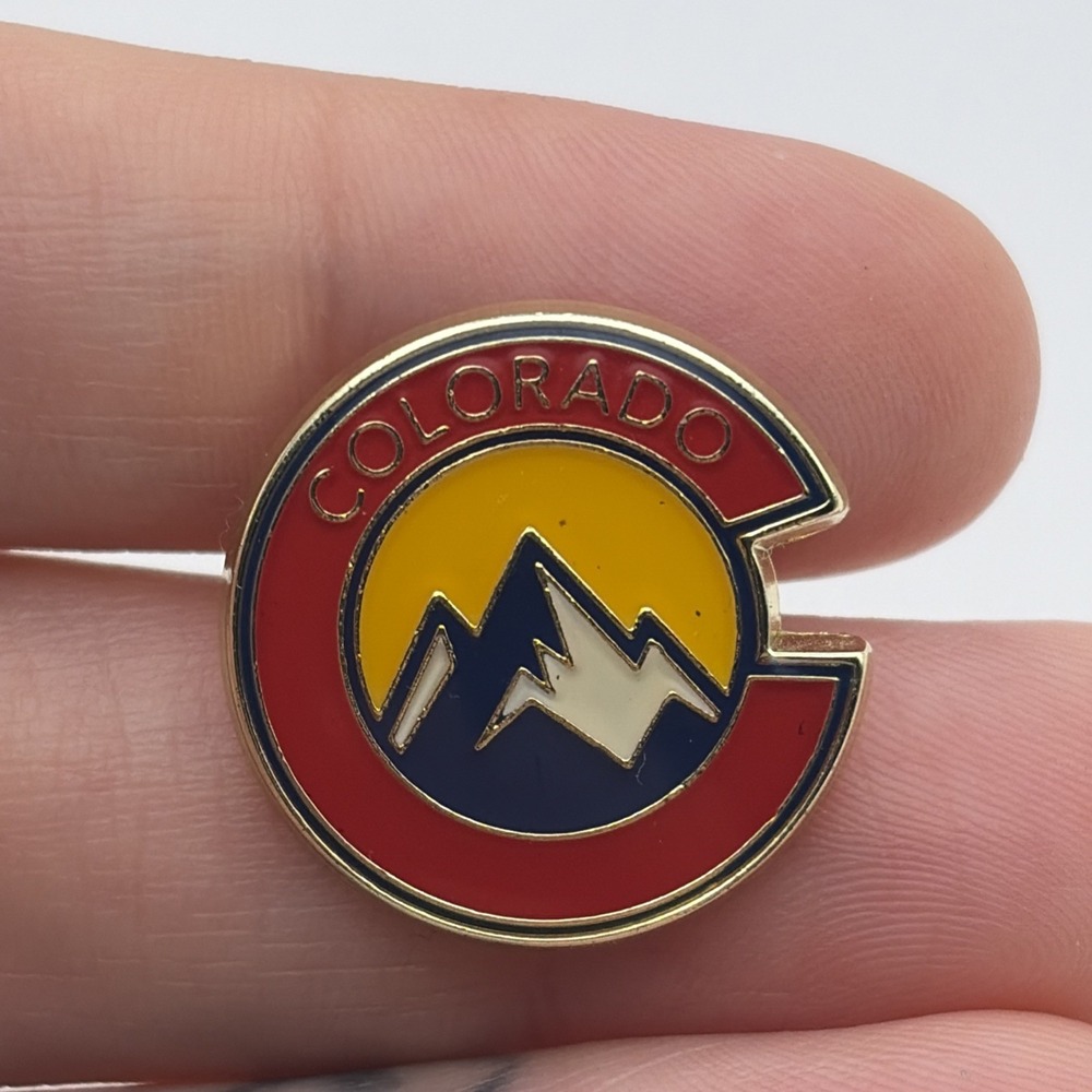Colorado State Flag Design United States Of America Lapel Hat Pin